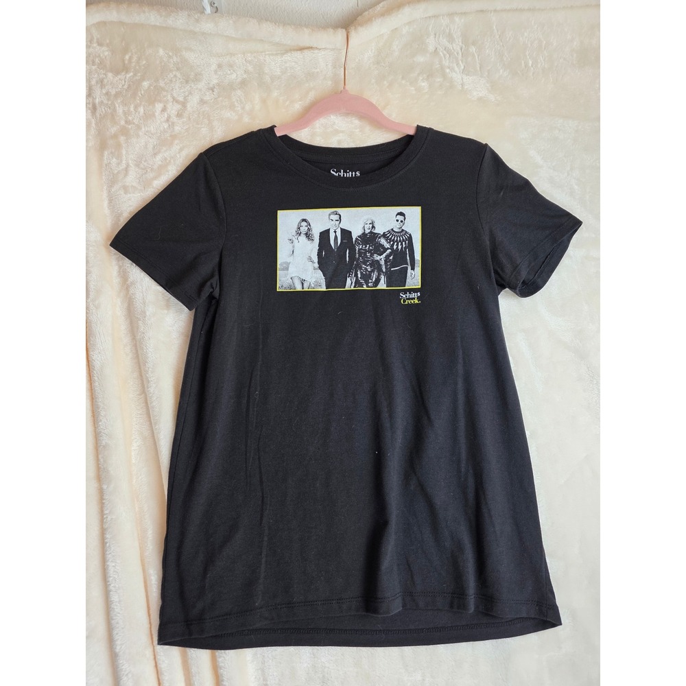 Schitts Creek TV Show Cast Photo Black T Shirt Size M‎